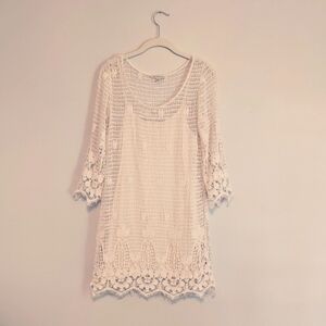 AMERICAN EAGLE OUTFITTERS 100% Cotton 3/4 Sleeve Shift Dress Women's X-Small